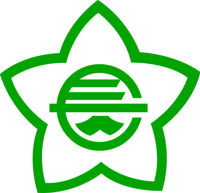 河内長野市市章ロゴ(緑)outline (1)