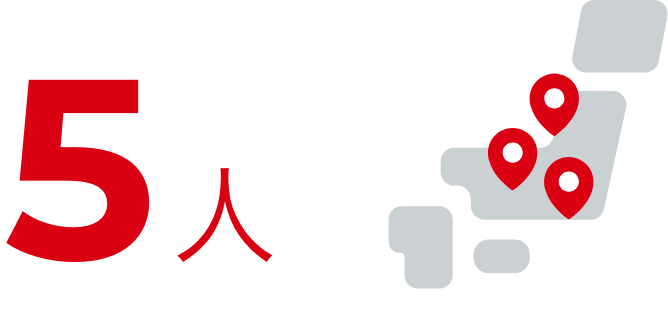 遠方勤務者の図